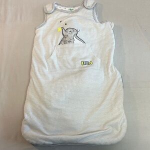 Disney Gray Cozy Sleep Sack Wearable blanket with dumbo design